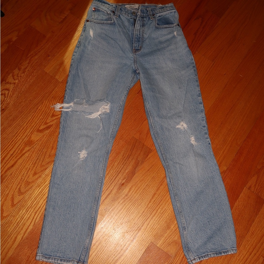 Abercrombie and Fitch curve love 90s ultra high-rise jeans size 4